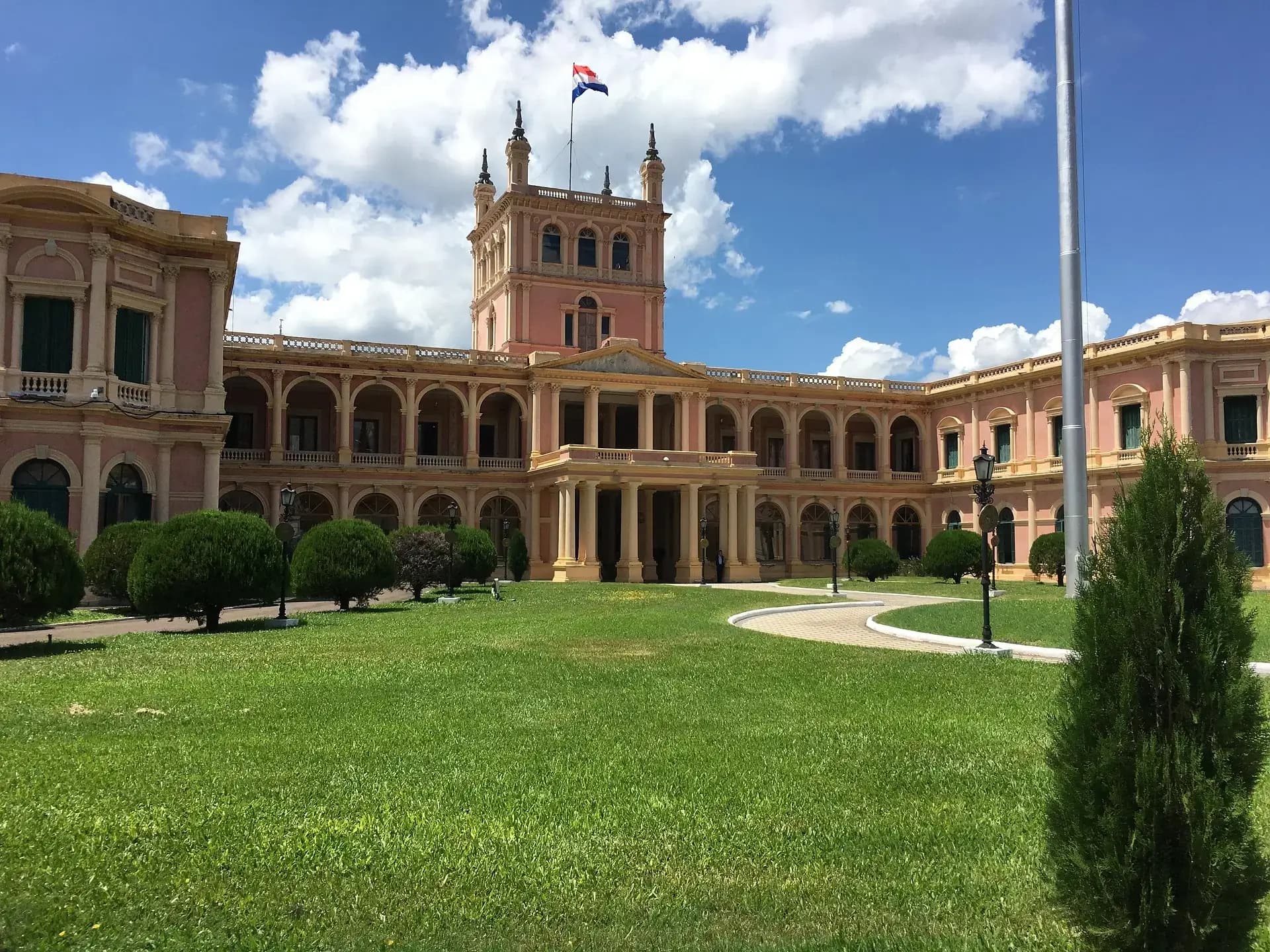 The Palacio de los López in Asunción